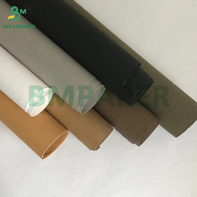 0.35mm 0.55mm Tejido de papel Kraft lavable para bolsas de toque