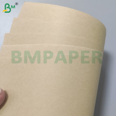 Rollos de papel kraft marrón duradero de 120 gramos para envases sostenibles