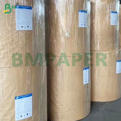 Rollos de papel kraft marrón duradero de 120 gramos para envases sostenibles