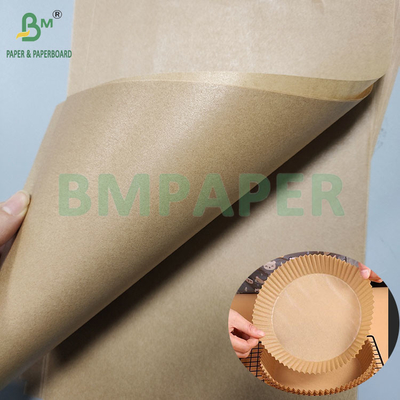 Papel recubierto de silicona de dos lados resistente a la grasa de 40 gramos para hacer el revestimiento de papel de freidora de aire