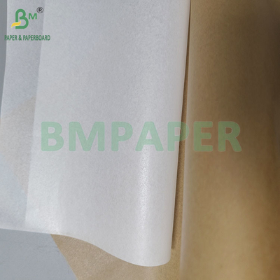 Papel recubierto de silicona de dos lados resistente a la grasa de 40 gramos para hacer el revestimiento de papel de freidora de aire