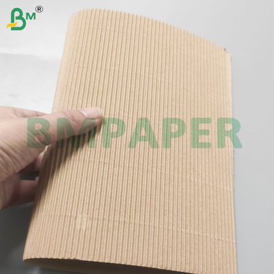 Las hojas de papel corrugado de flauta eléctrica ecológicas