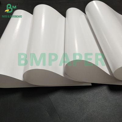 70 gm 90 gm C1S Papel revestido brillante para la fabricación de rollo de etiqueta de 50 mm