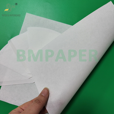 50 gramos 328 mm 500 mm Papel de filtro de café blanco y marrón rollo de grado alimenticio