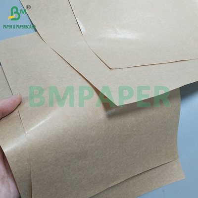 30gm 50gm MG Brown Kraft bolsas de embalaje para alimentos papel resistente a la grasa