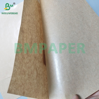 30gm 50gm MG Brown Kraft bolsas de embalaje para alimentos papel resistente a la grasa