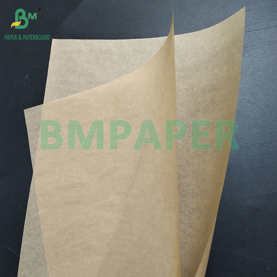 40 gramos de papel Kraft marrón hamburguesa a prueba de grasa y papel de sándwich