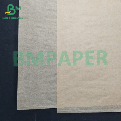 40 gramos de papel Kraft marrón hamburguesa a prueba de grasa y papel de sándwich