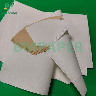 Papel filtrante de café de grado alimenticio blanqueado y no blanqueado de 50 gramos y 328 mm