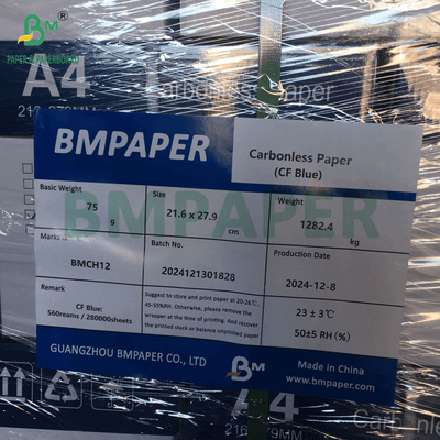 Papel NCR digital 20# para 2 a 5 piezas en formas sin carbono