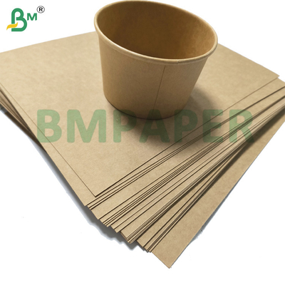 Artesanía PE Papel Marrón Cupstock Papel de resistencia y durabilidad para tazas