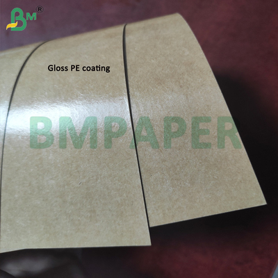 Artesanía PE Papel Marrón Cupstock Papel de resistencia y durabilidad para tazas