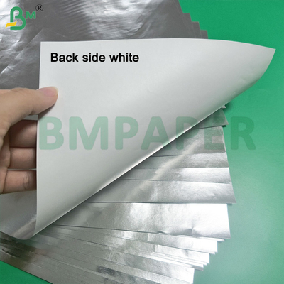 Papel metalizado de color plateado para etiquetas de botellas de cerveza