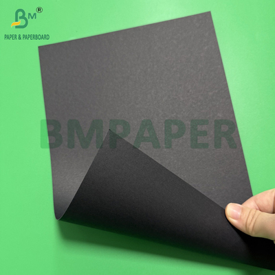400 gm 450 gm Papel negro de dos lados hojas negras profundas 610x860 mm