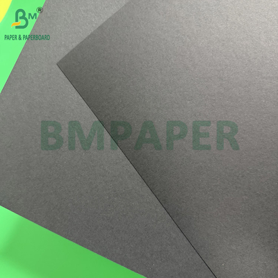 400 gm 450 gm Papel negro de dos lados hojas negras profundas 610x860 mm