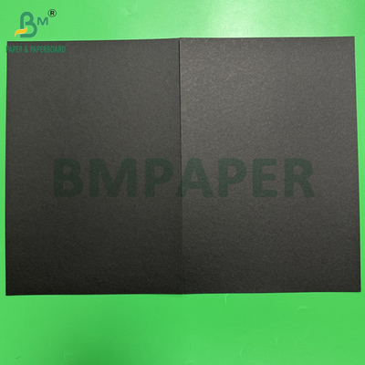 400 gm 450 gm Papel negro de dos lados hojas negras profundas 610x860 mm