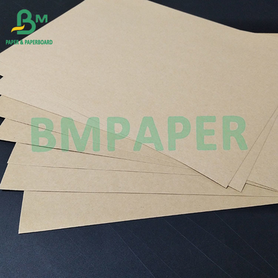 Papel de recubrimiento de calidad alimentaria de 120 gramos de color marrón Kraft para hacer bolsas de mano bolsas de embalaje de alimentos