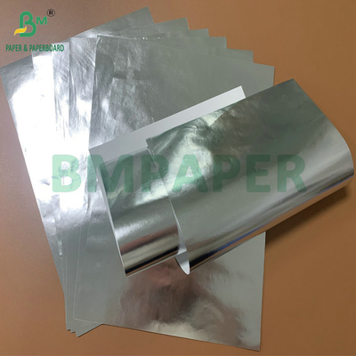 Revestimiento de aluminio espalda blanca 70gm papel resistente al húmedo para botella de vidrio de cerveza