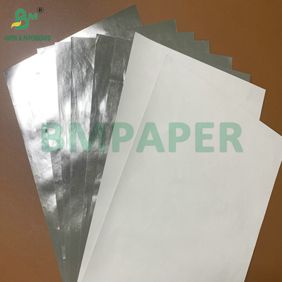 Revestimiento de aluminio espalda blanca 70gm papel resistente al húmedo para botella de vidrio de cerveza