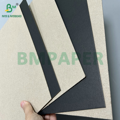 2 mm 3 mm cartón negro laminado espalda gris para el paquete rígido caja 950 x 1300 mm