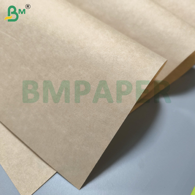 Bolsa de comestibles Utilice papel Kraft marrón 50g 60g 70g de grado alimenticio para ir papel Kraft