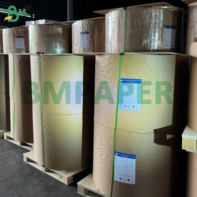 Bolsa de comestibles Utilice papel Kraft marrón 50g 60g 70g de grado alimenticio para ir papel Kraft