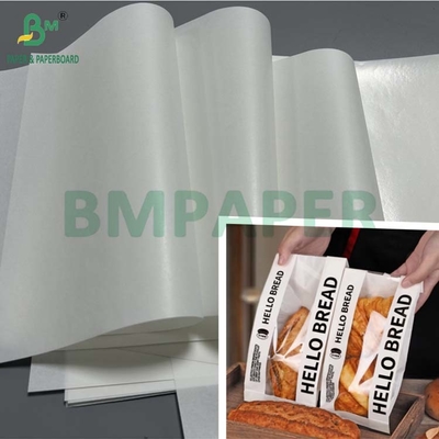 11 x 14" 45g 50g Revestido de 1 lado MG Papel Kraft Blanco Para Paquete de Pan