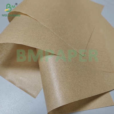 Papel de horneado para freidoras de aire marrón de grado alimenticio de 40 gramos Papel kraft absorbente de aceite
