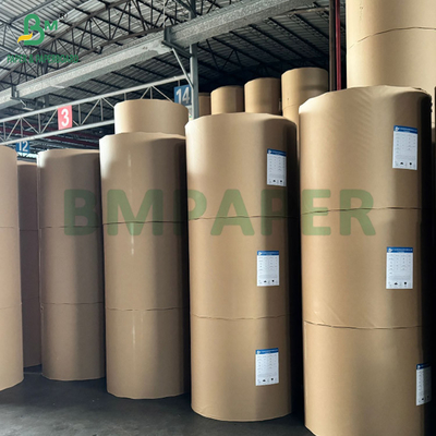 Papel recubierto de silicona blanco de doble cara 40 gm 60-150 cm Rollo de papel impermeable a la grasa