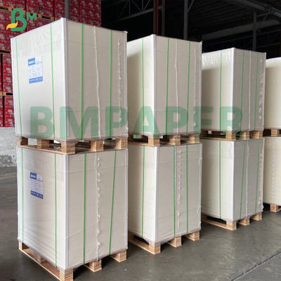 50g-85gm Alta resistencia Flexibilidad Papel extensible blanco y marrón para bolsas de embalaje de alimentos