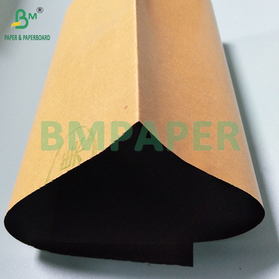56 gramos de papel de manga de un lado marrón y de otro lado negro bolso de papel exterior