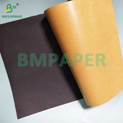 56 gramos de papel de manga de un lado marrón y de otro lado negro bolso de papel exterior