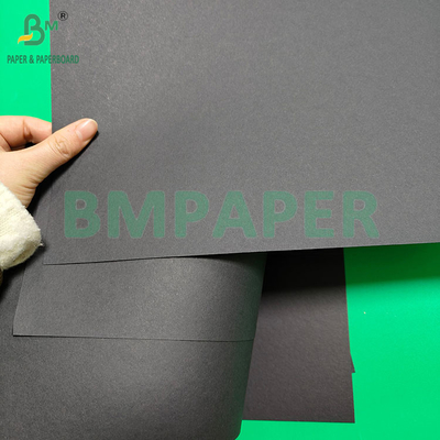 110gm 180gm Carpeta negra recubierta de doble lado para hacer papel plegable artesanal