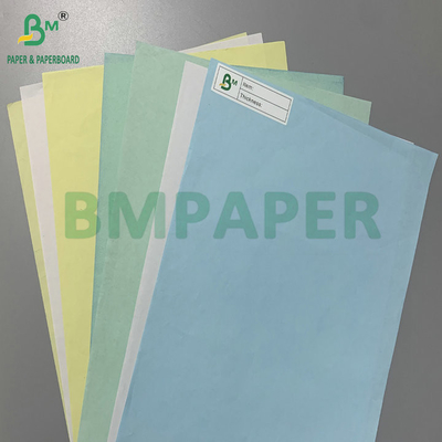 Amarillo Azul 55gm 60gm Papel en blanco sin carbono para recibo