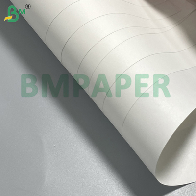 Papel Kraft blanco brillante de 90g a 100g de alta flexibilidad y rigidez para bolsas de transporte