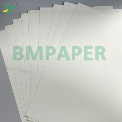 280g + 20g PE de un solo lado recubierto de grado alimenticio copa blanca de papel de stock copa helado copa de bebidas copa