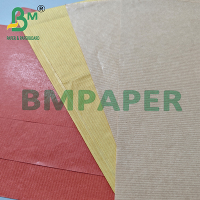 889 mm x 1194 mm Papel Kraft de rayas texturizadas de colores para artesanía / bricolaje 45 gm