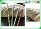 Rollo del papel de paja de la categoría alimenticia de la pulpa de madera 60gsm 120gsm del 100% con la anchura de 14m m 15m m