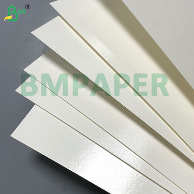 PET aceite / papel blanco impermeable 280gm para cajas de comidas embalaje panadería