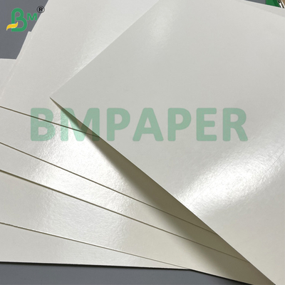 PET aceite / papel blanco impermeable 280gm para cajas de comidas embalaje panadería