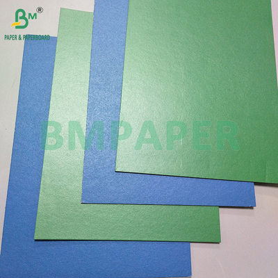 1.2mm 1.4mm de color Bule verde recubierto de cartón de espalda gris para hacer caja