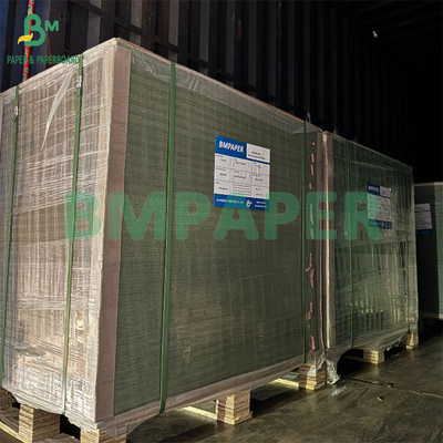 1.2mm 1.4mm de color Bule verde recubierto de cartón de espalda gris para hacer caja