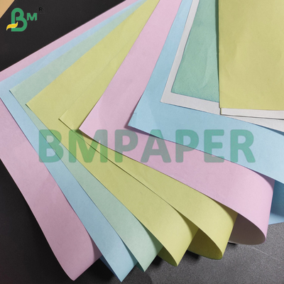 Imagen nítida Papel sin carbono sin problemas NCR Rollos de papel multicolores