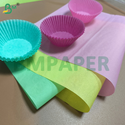 Papel para muffins de primera calidad de 40 gramos para tazas de hornear a prueba de grasa y seguro para alimentos