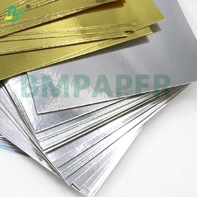 240 gramos de papel metálico brillante plateado dorado de color metalizado para tarjetas VIP Certificados embalaje electrónico