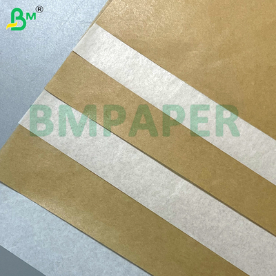 30gm 40gm 45gm Papel de horneado de silicona calor - resistente marrón blanco para freidoras de aire horno