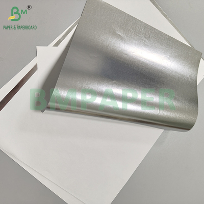 55gm 70gm Papel blanco de espalda papel metálico para envuelvo cigarrillos y té