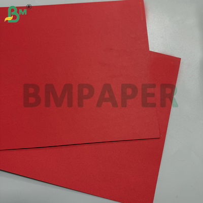 Cartulina roja brillante de 120 g/m² a 400 g/m² a doble cara para embalaje de alta gama