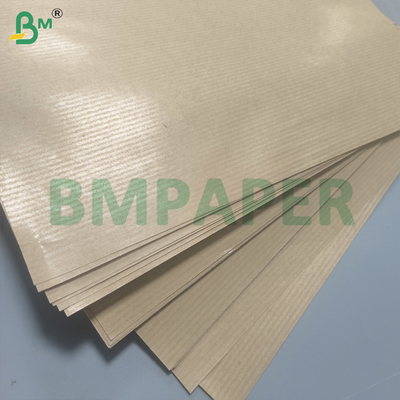 Papel de regalo de Kraft con cuerdas marrones puras 50gm 60gm MG