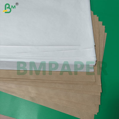 Papel antigrasa puro de 38 g/m² y 50 g/m² blanco y marrón para bolsas de sándwich